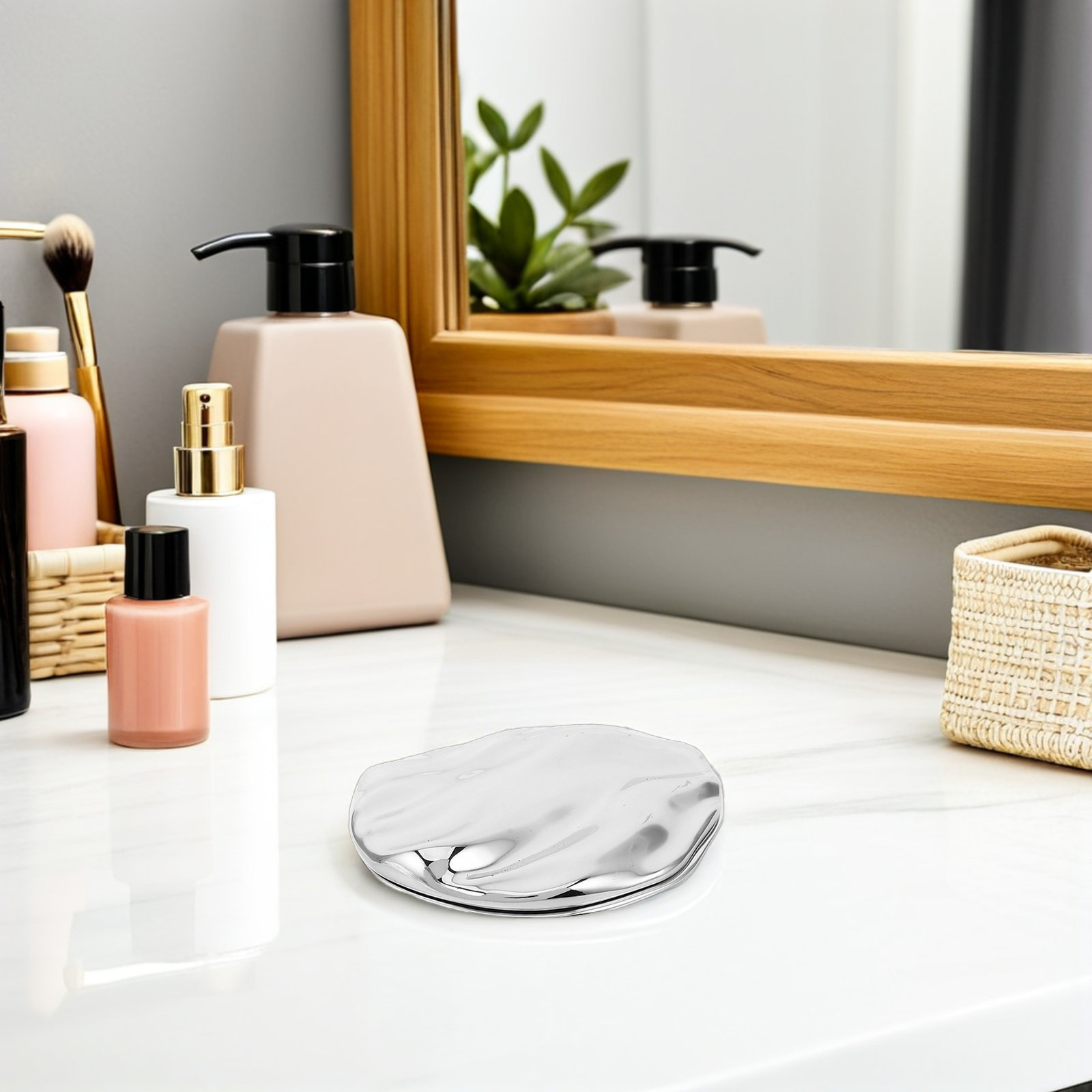 Tin Container Lid - Travel Perfume Storage Box Refillable 3G