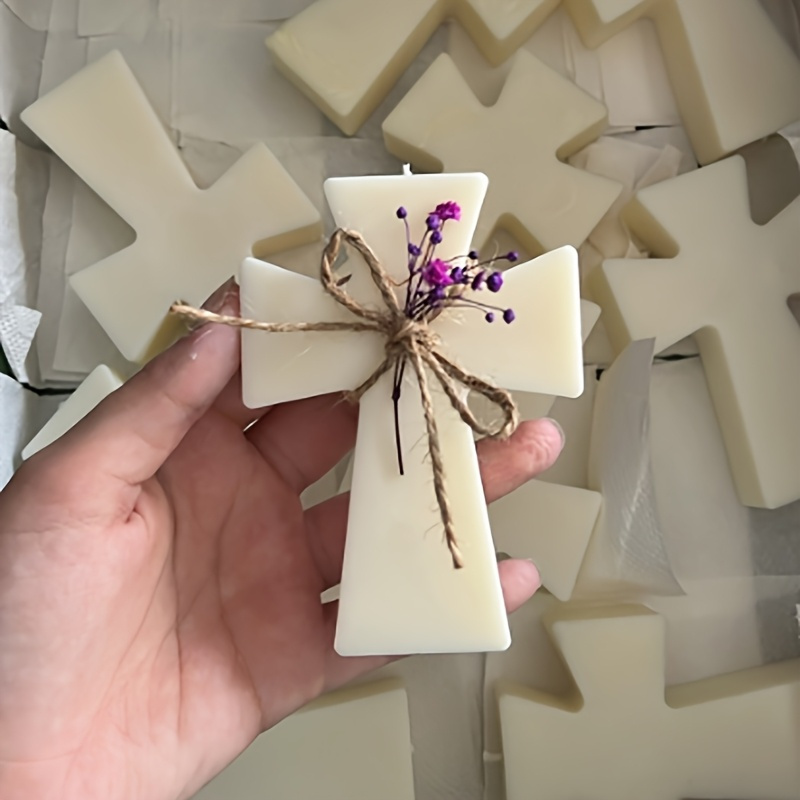 Candle Making Los Angeles - Silicone Mold Blessing Cross DIY Making