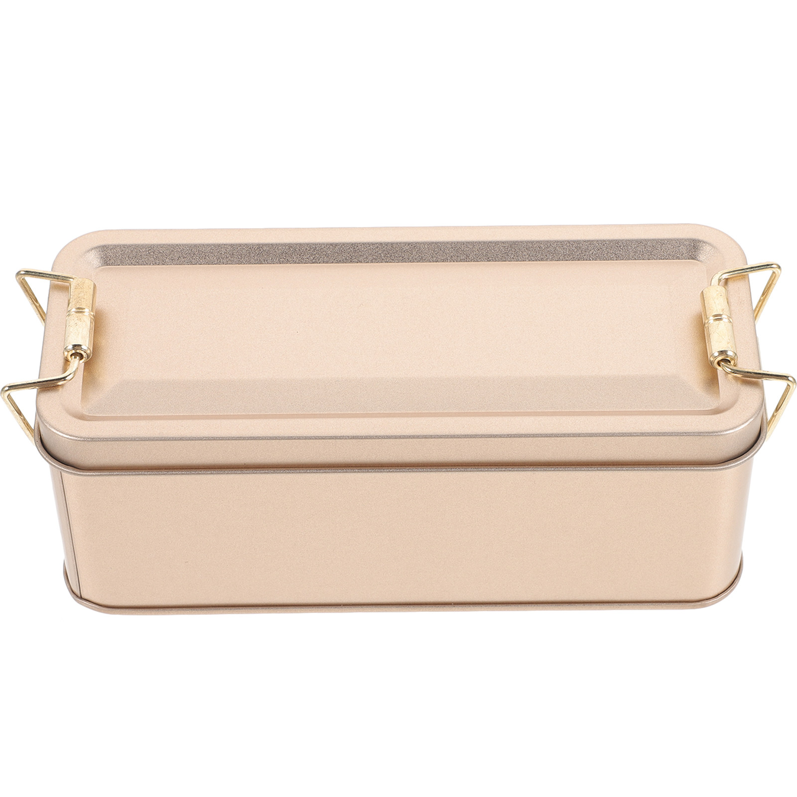 Tin Container Lid - Stylish Iron Cookie Box Small Size