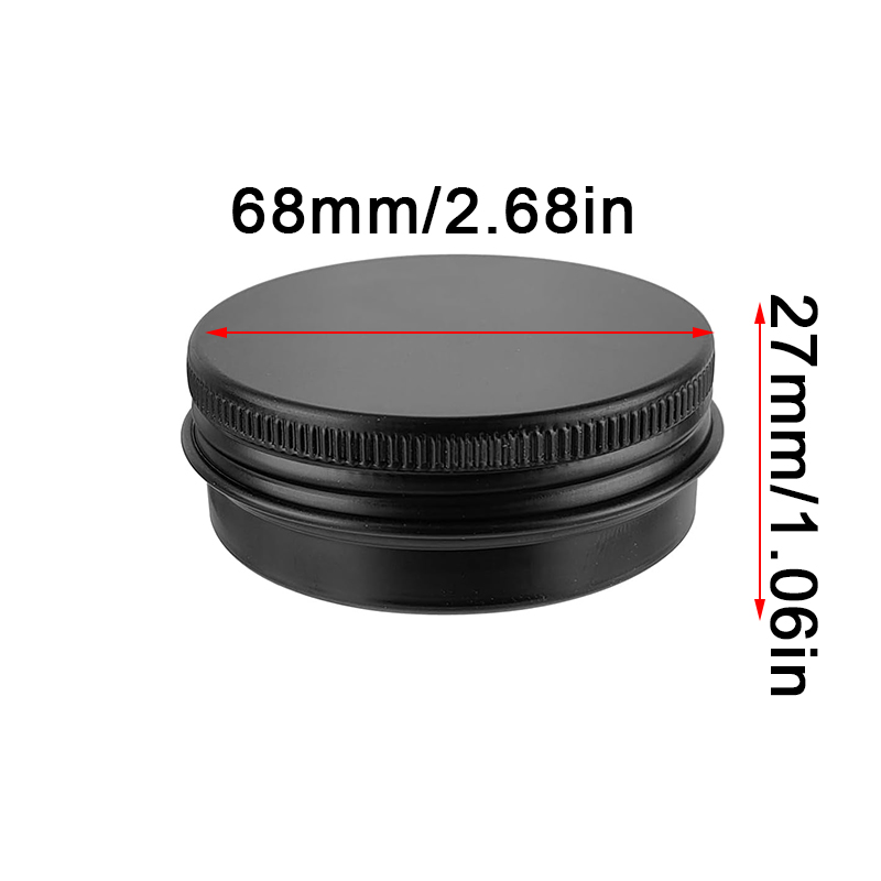 6pcs Aluminum Tin Cans with Sc - Tin Container Lid reseña y precio