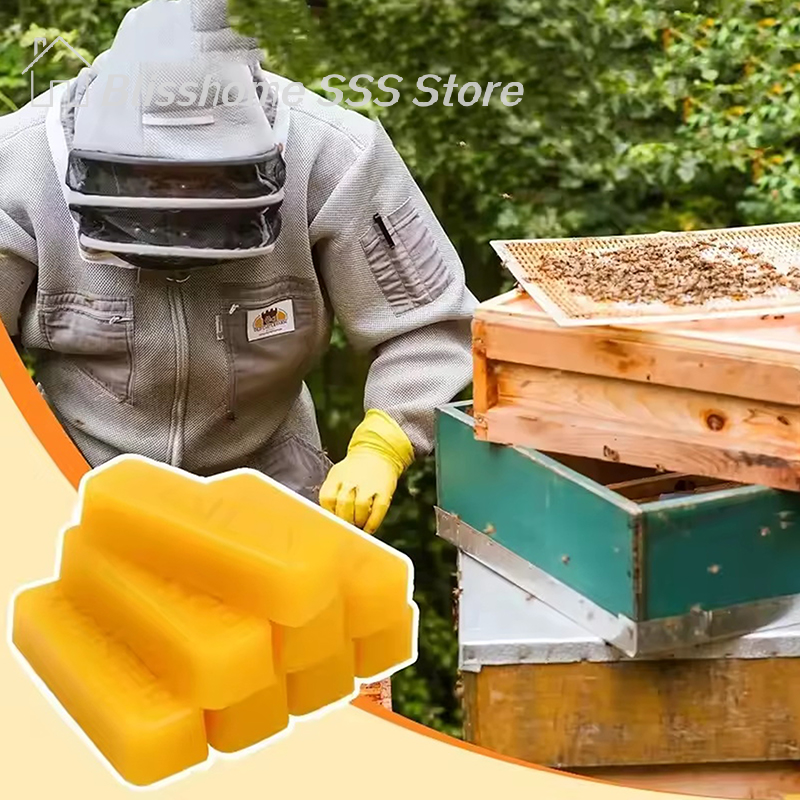 【S】4/8Pcs Pure Beeswax Blocks, - Candle Making Los Angeles reseña y precio