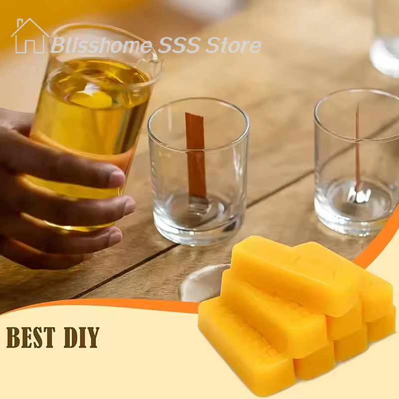 【S】4/8Pcs Pure Beeswax Blocks, - Candle Making Los Angeles reseña y precio