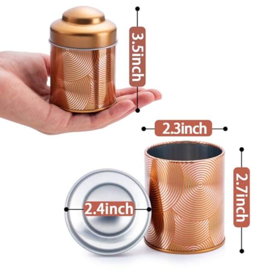 5oz Candle Tins for Making Can - Tin Container Lid reseña y precio