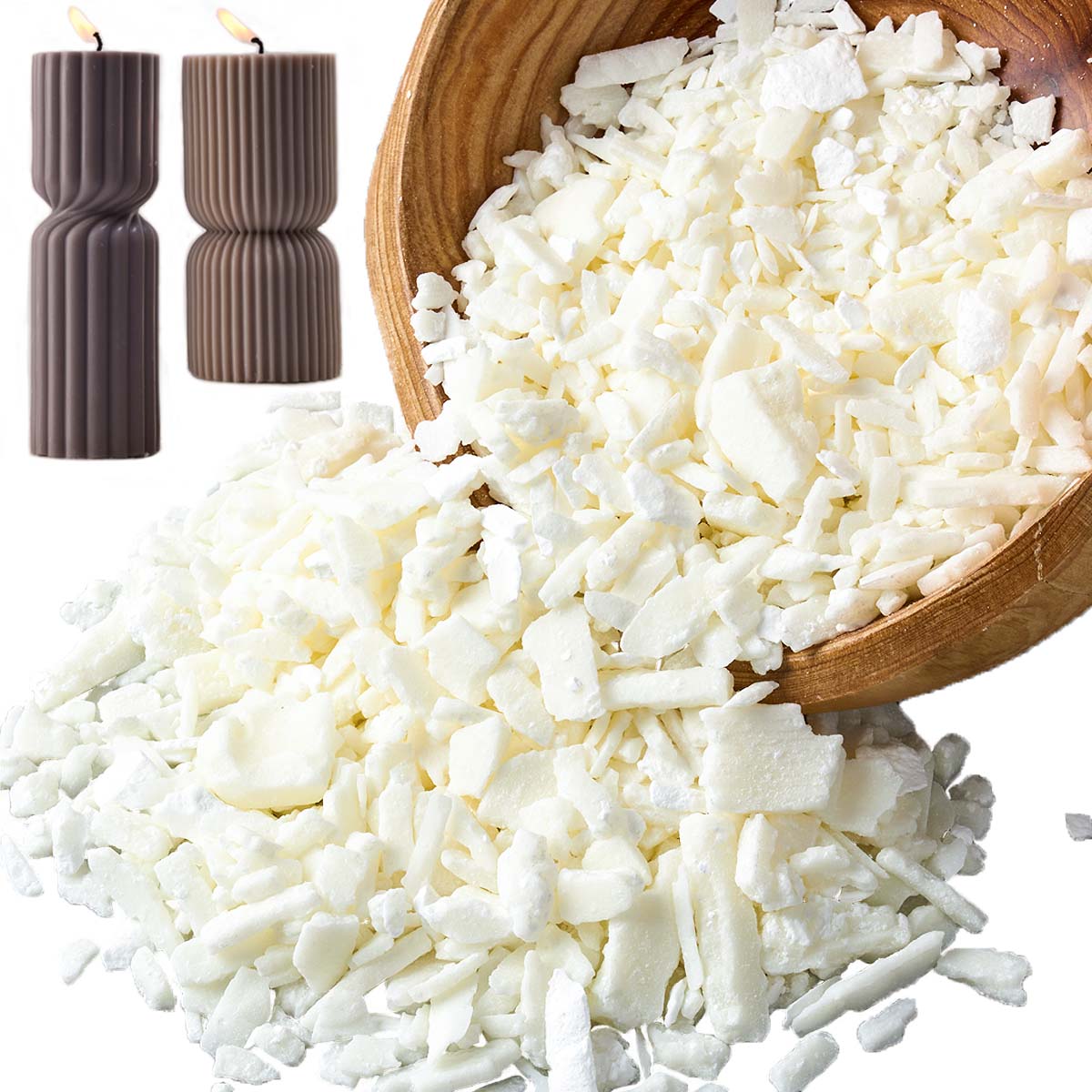 1 Pounds Pure White Soy Wax Fo - Candle Making Los Angeles reseña y precio