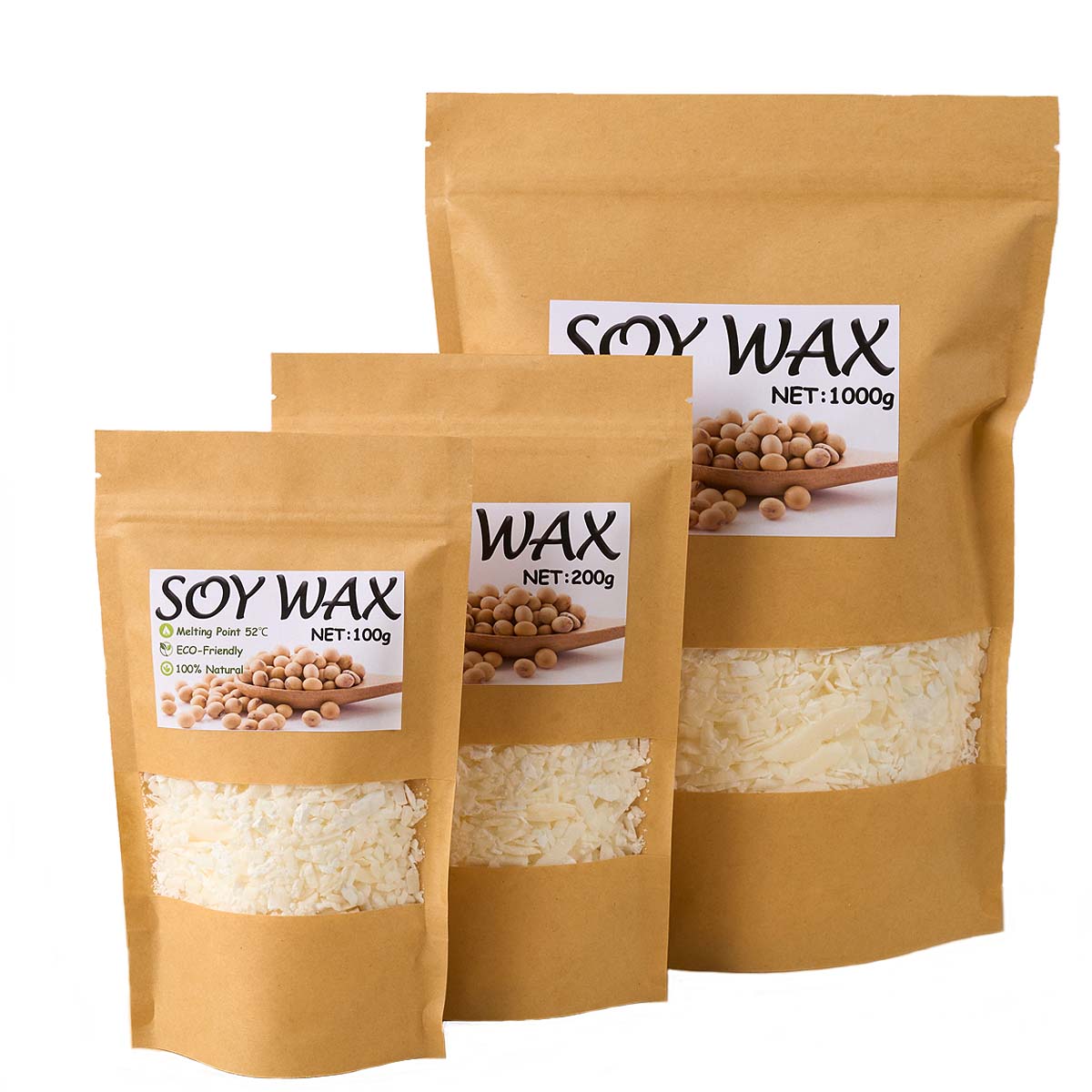 1 Pounds Pure White Soy Wax Fo - Candle Making Los Angeles reseña y precio
