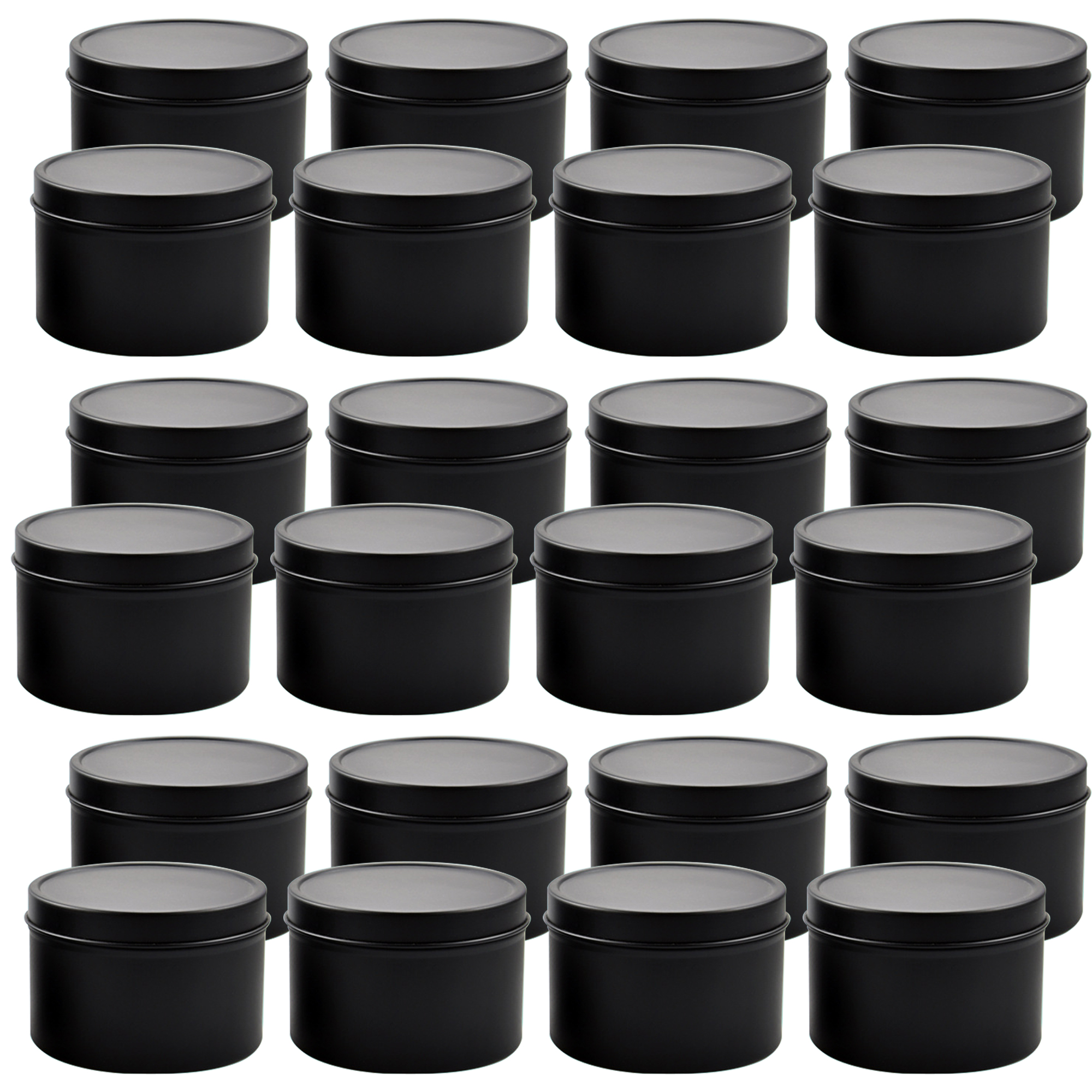 4oz/ 8oz Candle tins with lids - Tin Container Lid reseña y precio