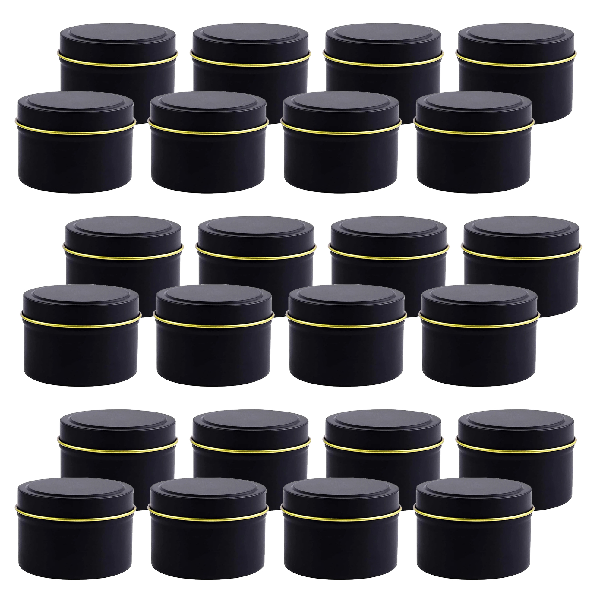 4oz/ 8oz Candle tins with lids - Tin Container Lid reseña y precio
