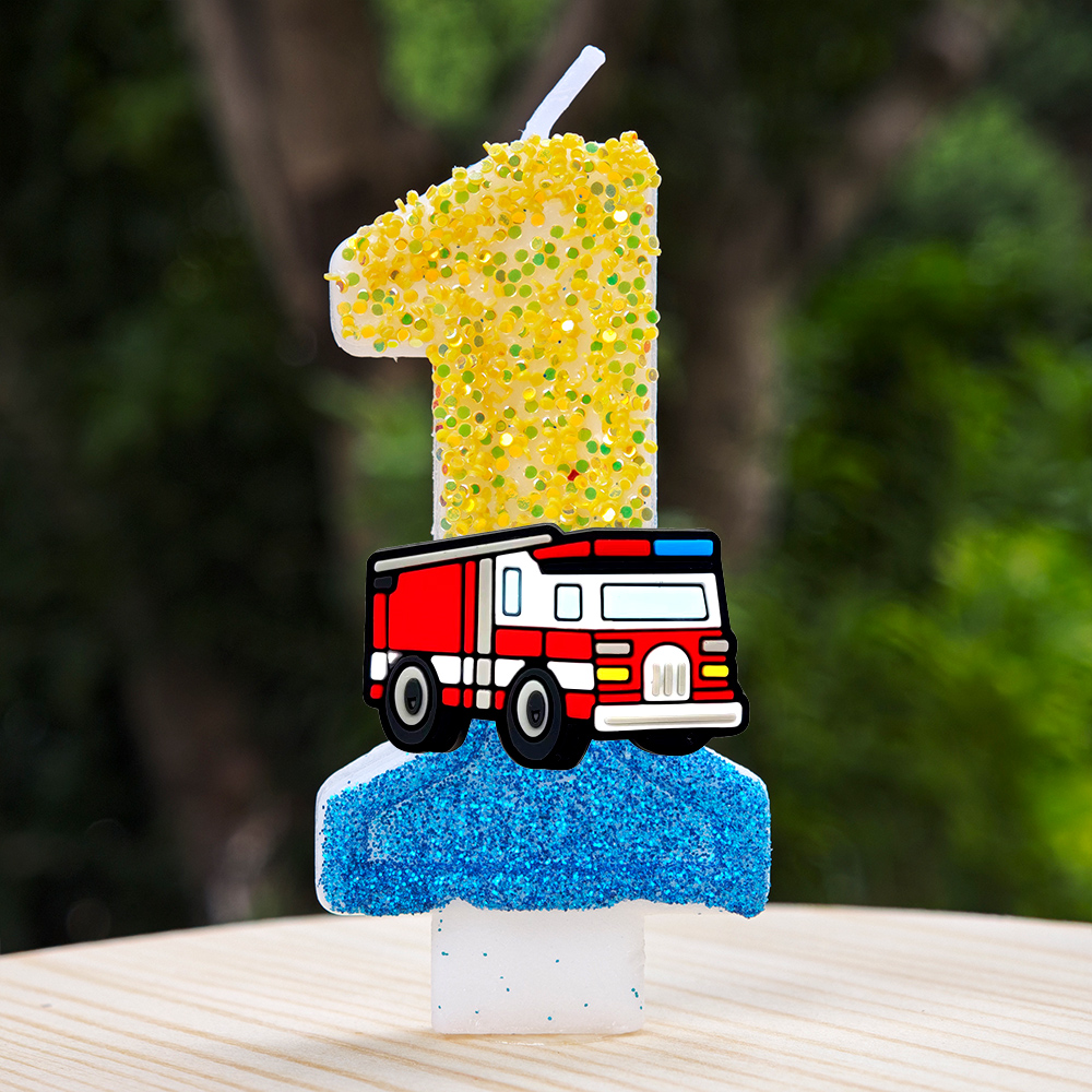 Fire Engine Candle Cute Cartoo - Candle Making Los Angeles reseña y precio