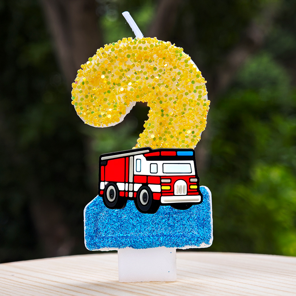Fire Engine Candle Cute Cartoo - Candle Making Los Angeles reseña y precio