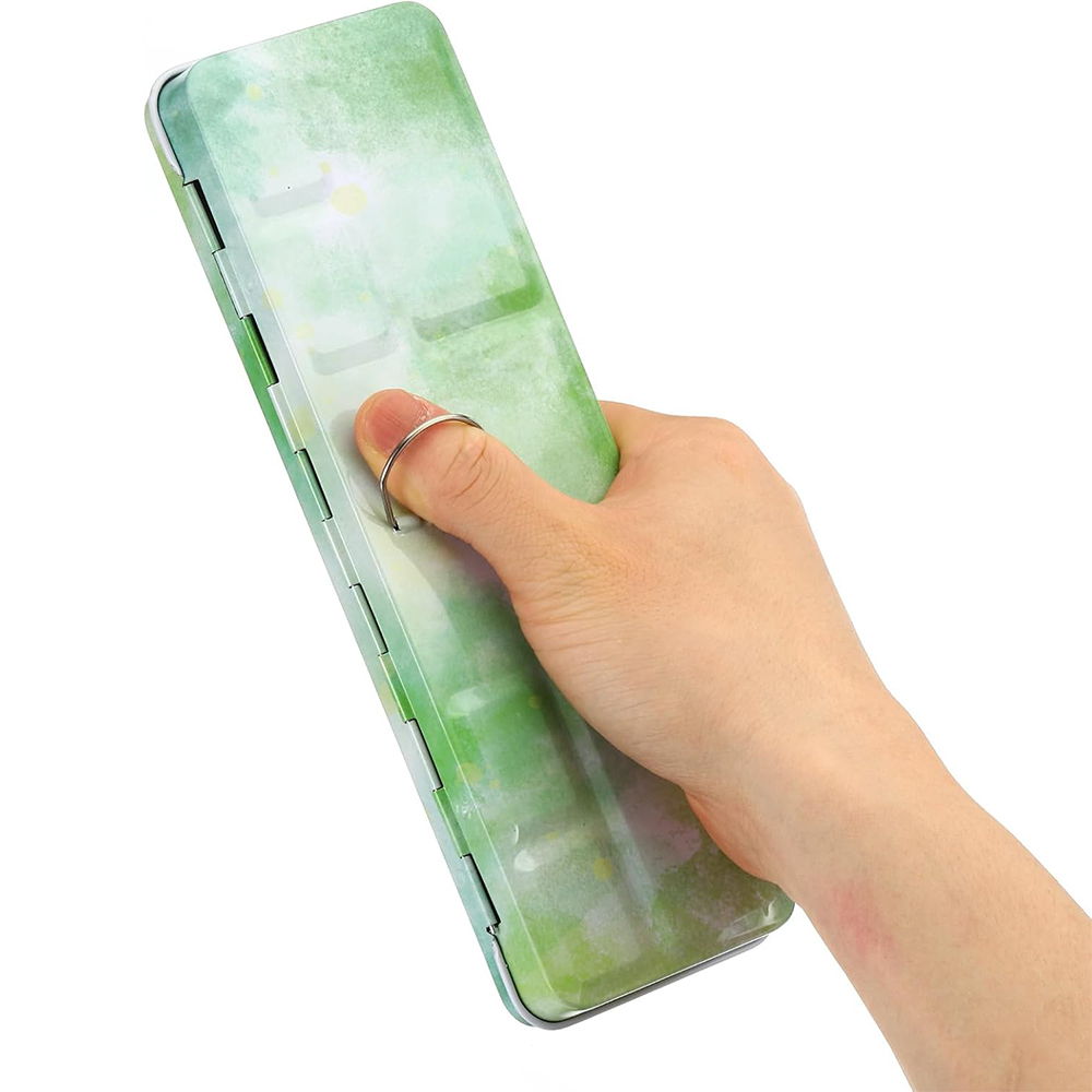 Empty Watercolor Palette, Meta - Tin Container Lid reseña y precio