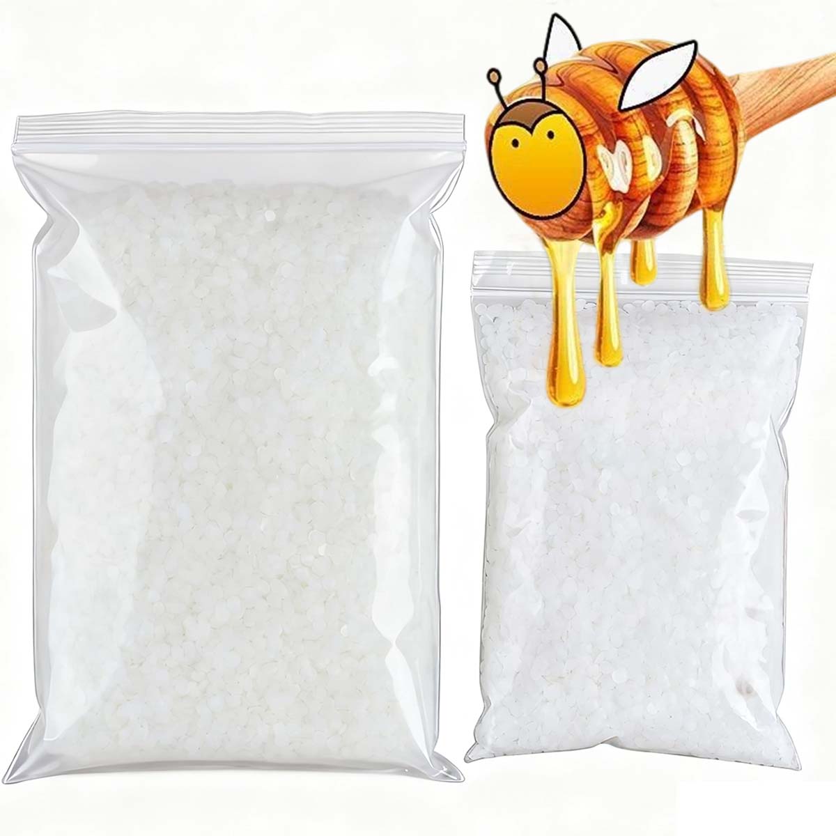 200g-1000g White Beeswax Pure  - Candle Making Los Angeles reseña y precio