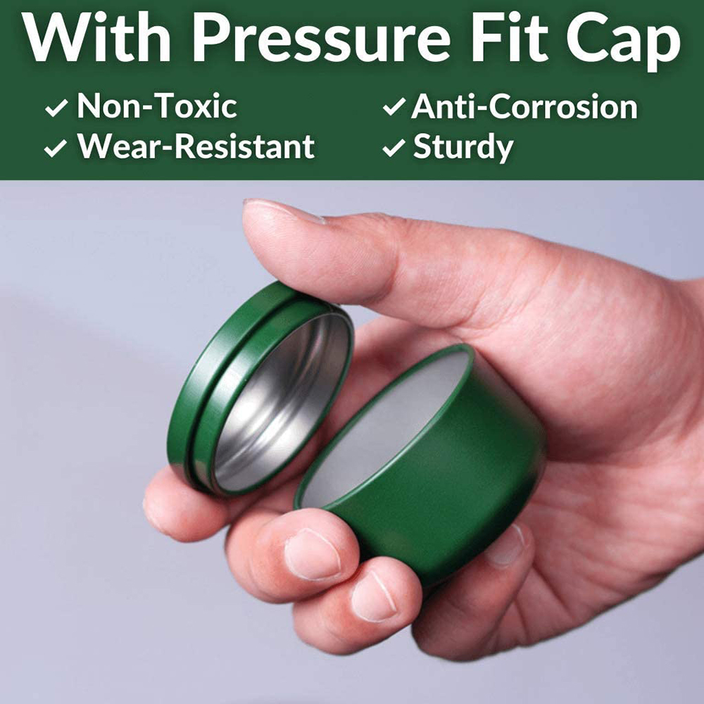 Tea Can with Airtight Lids Tin - Tin Container Lid reseña y precio
